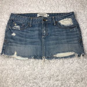 Abercrombie & Fitch Mini Jean Skirt sz 2